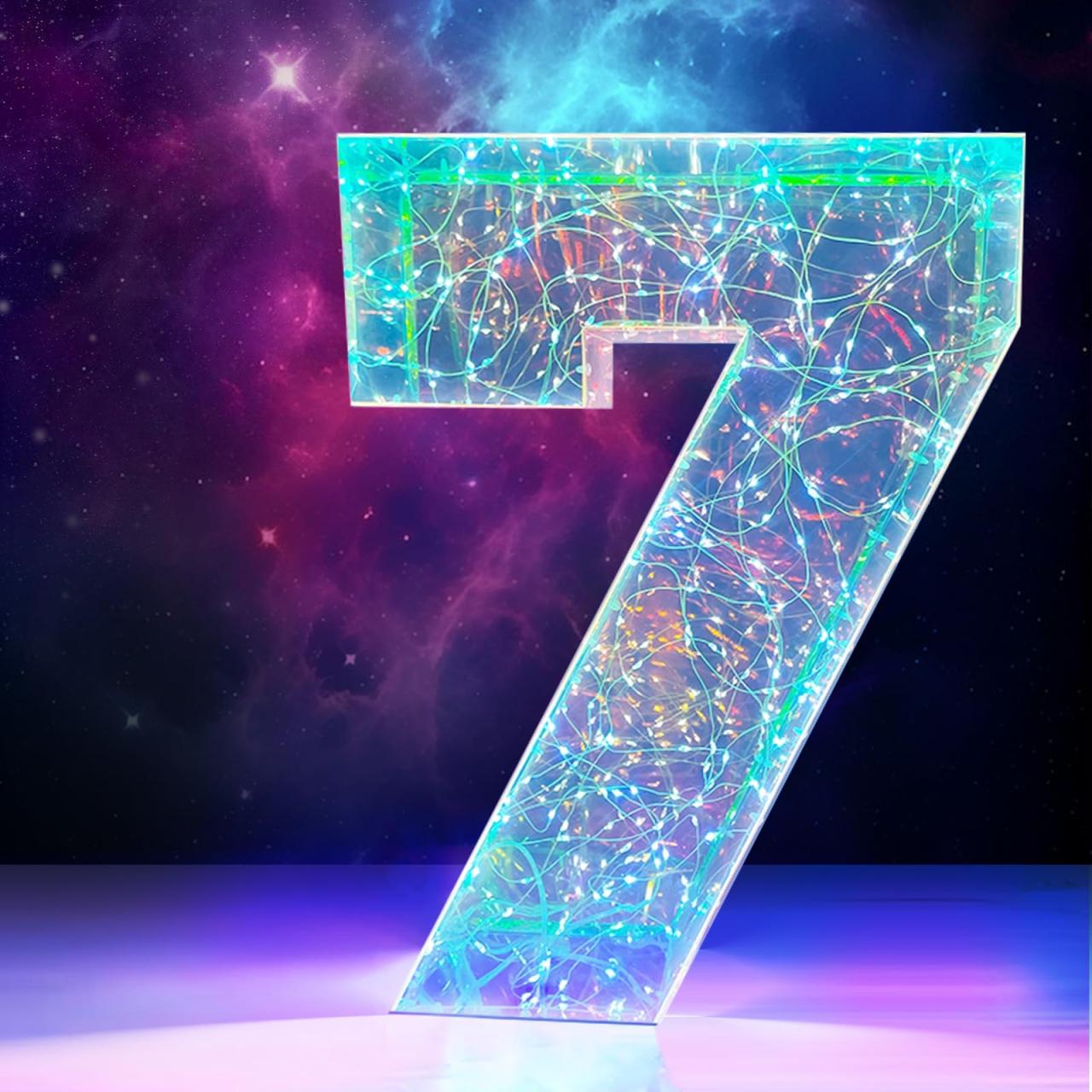 STROLITE Marquee Light Up Numbers 5, Marquee Numbers Sign Light 5, Cool ...
