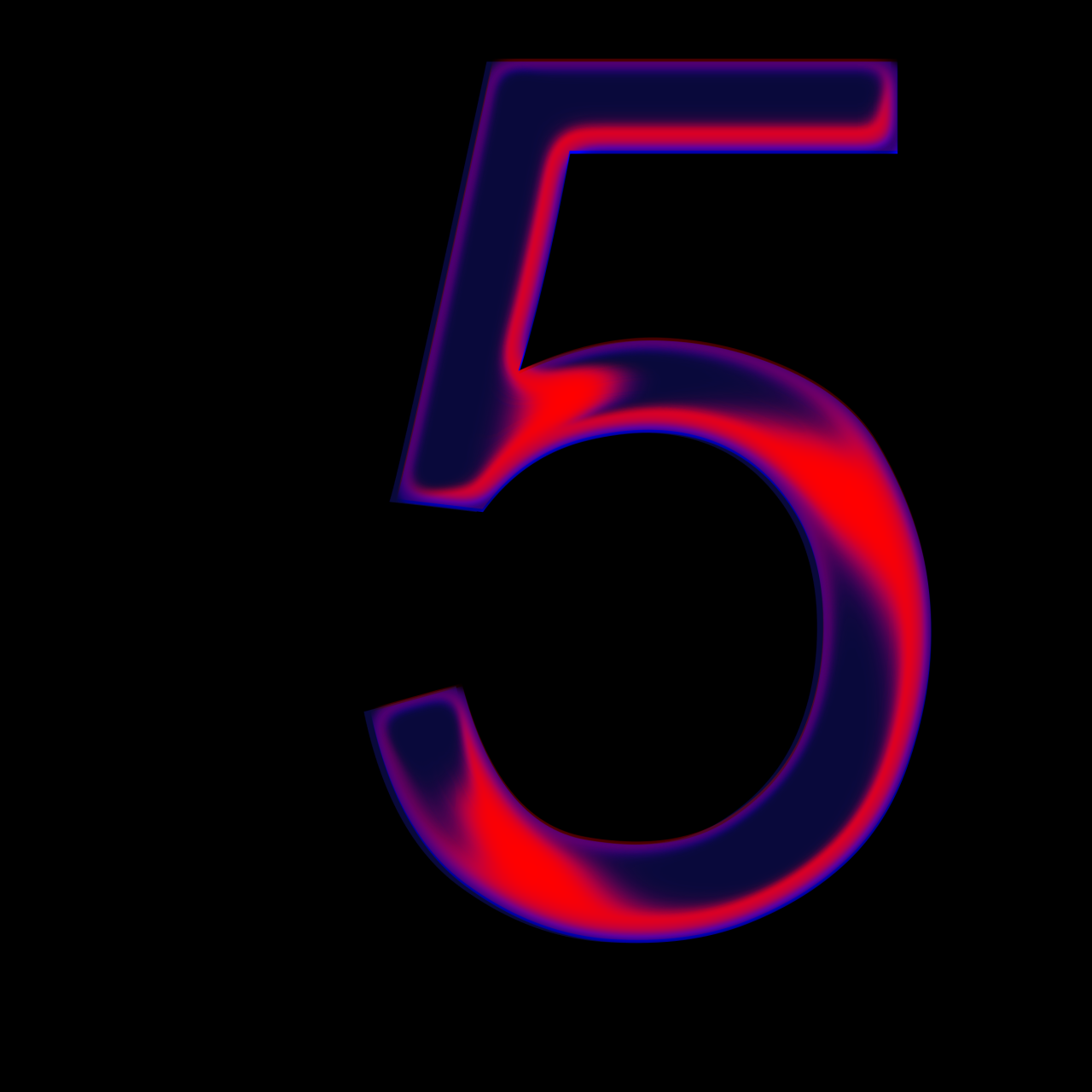 Clipart - Number Five