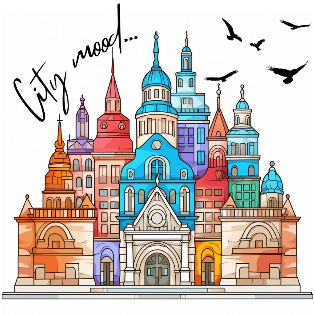 Best Architecture Coloring Page | Coloring Pages Mimi Panda