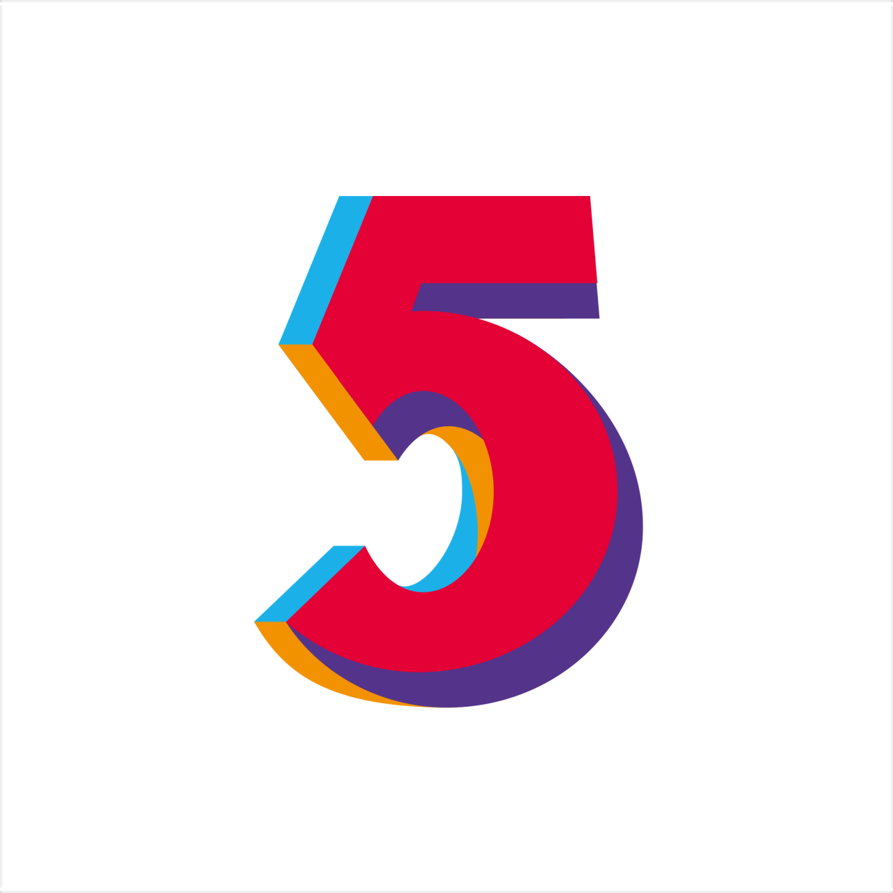 Fiveways Logo | SVG | Real Company | Number, Number 5 Logo